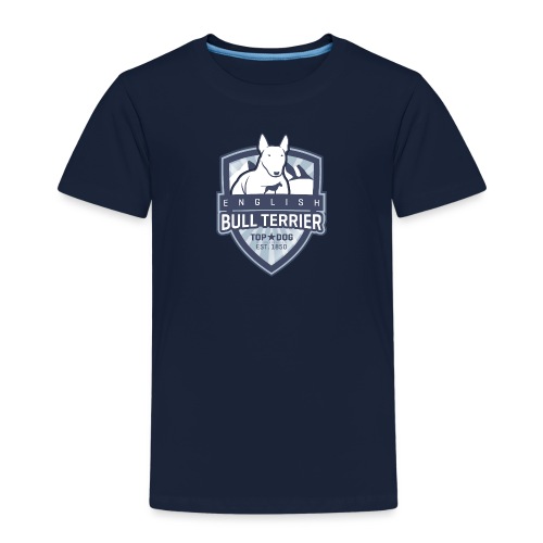 English Bull Terrier Mountains - Kinder Premium T-Shirt