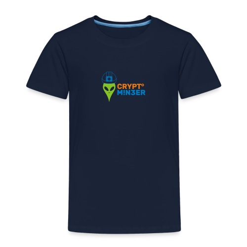 Krypto-minearbejder - Børne premium T-shirt