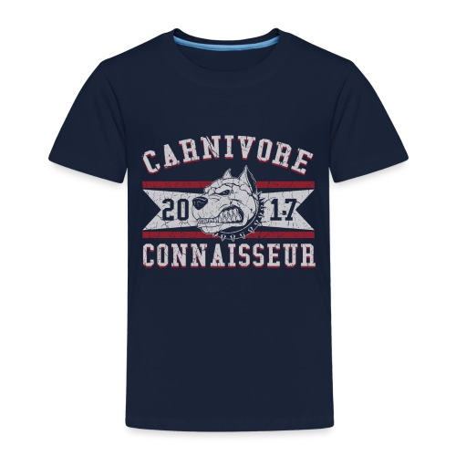 Bulldogge (Bulldog) Carnivore - Vintage College Sw - Kinder Premium T-Shirt