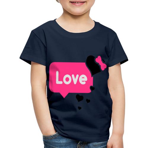 made of love f 3c, Baby liebe - Kinder Premium T-Shirt
