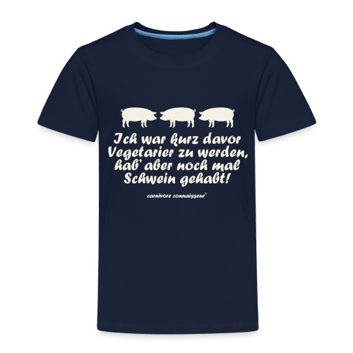 Ich war kurz davor Vegetarier zu werden, hab' aber - Kinder Premium T-Shirt