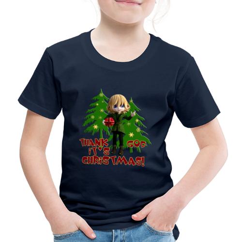 Weihnachtself Thank God it´s Christmas! - Kinder Premium T-Shirt