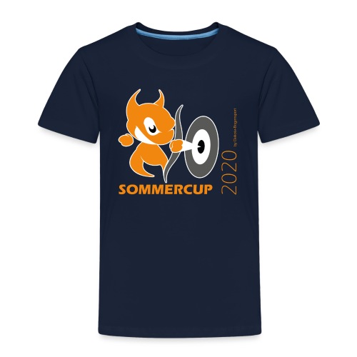 Sommercup orange Schrift - Kinder Premium T-Shirt