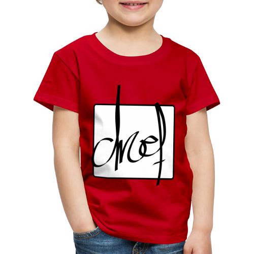 Droef.Gent logo zwart - Kinderen Premium T-shirt
