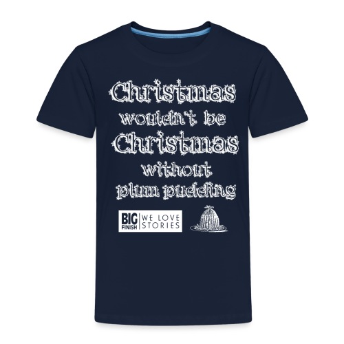 Christmas Pudding (white) - Kids' Premium T-Shirt