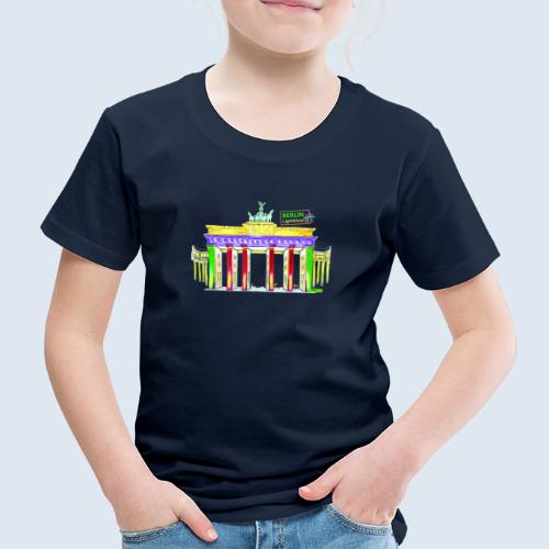 Brandenburger Tor Berlin m/w PopArt icke.shop - Kinder Premium T-Shirt