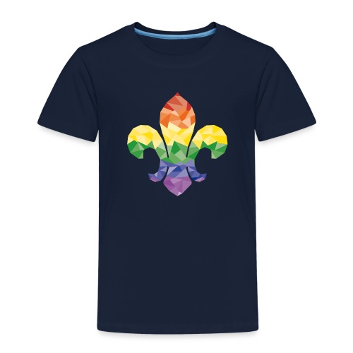 Fleur de lis - Rainbow - Kids' Premium T-Shirt
