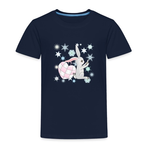 Winterhase mit Herz - Kinder Premium T-Shirt