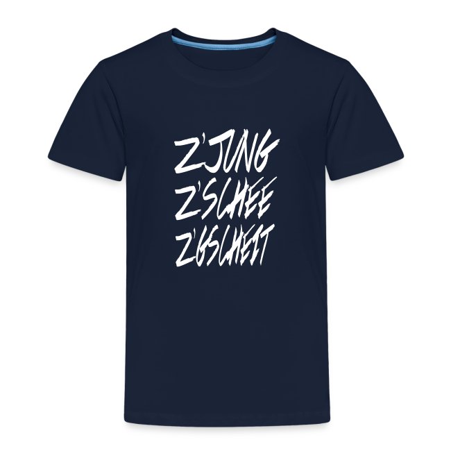 zjung zschee zgscheit - Kinder Premium T-Shirt