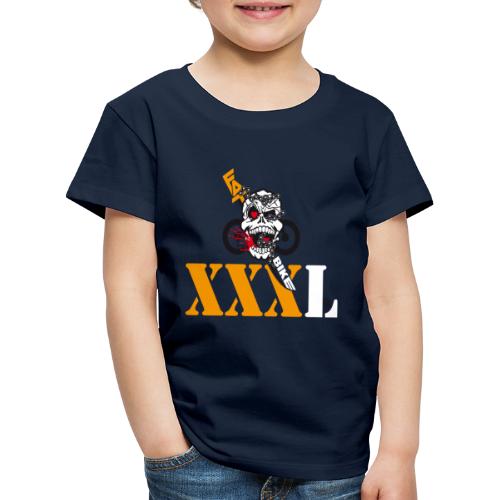 »Fat Bike Love Skull« - XXXL - Kinder Premium T-Shirt