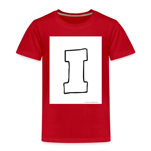 Isaac The Letter I - Kids' Premium T-Shirt