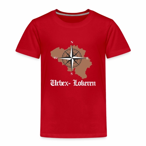 wit logo - Kinderen Premium T-shirt