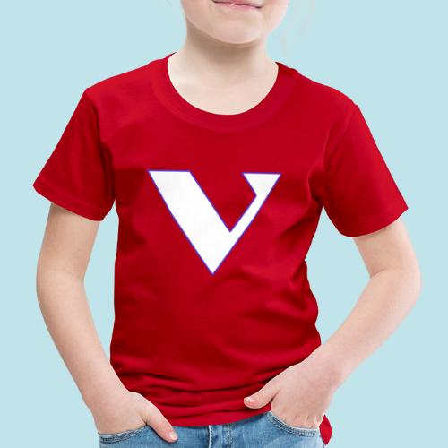 LETRA V BLANCA - Camiseta premium niño