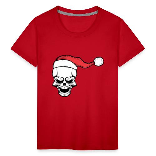 Weihnachten Xmas Totenkopf - Kinder Premium T-Shirt