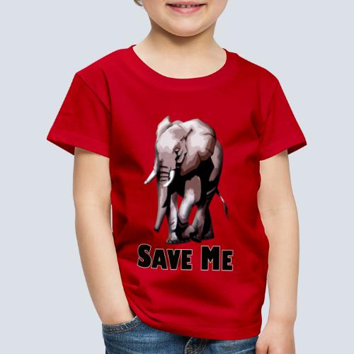 Elefant - SAVE ME - Kinder Premium T-Shirt