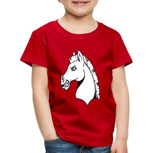 Text och Häst - Premium-T-shirt barn