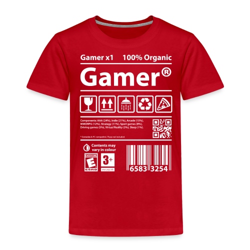 Gamer barcode V2 - Kids' Premium T-Shirt