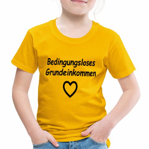 BGE, Bedingungsloses Grundeinkommen - Kinder Premium T-Shirt