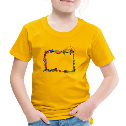 Rahmen mit Herz - Kinder Premium T-Shirt