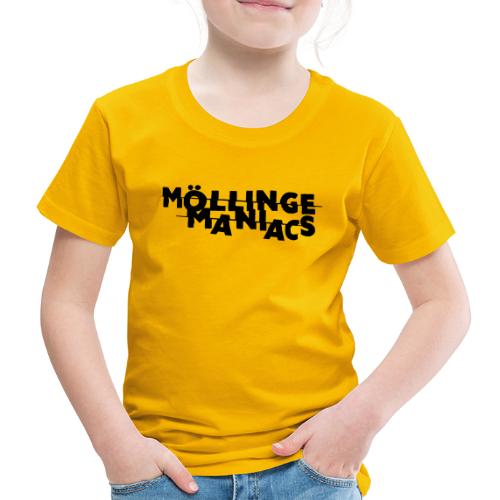 Möllinge Maniacs svart logga - Premium-T-shirt barn