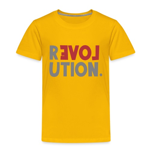 Revolution Love Sprüche Statement be different - Kinder Premium T-Shirt