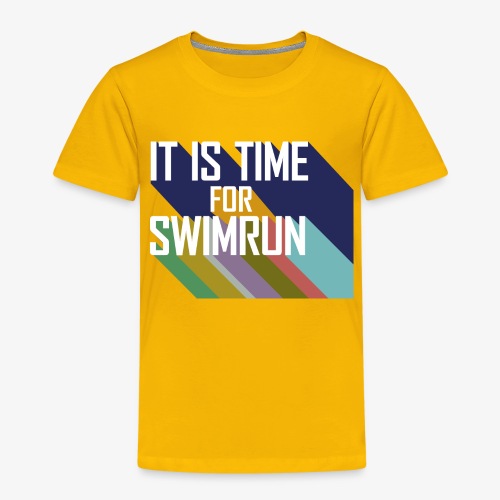 It is time for swimrun retro - Koszulka dziecięca Premium