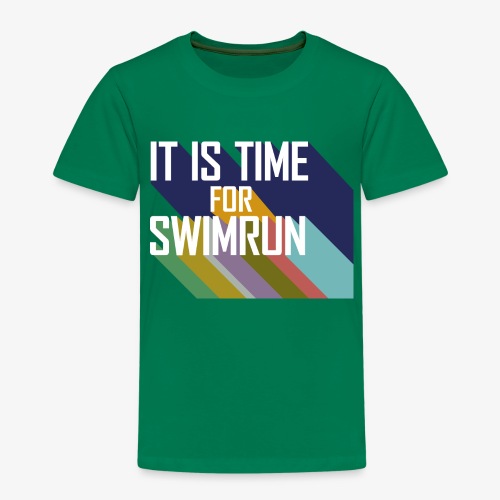 It is time for swimrun retro - Koszulka dziecięca Premium