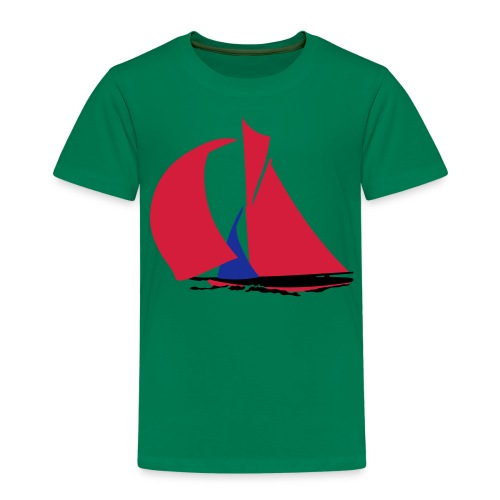 Segelboot - Kinder Premium T-Shirt