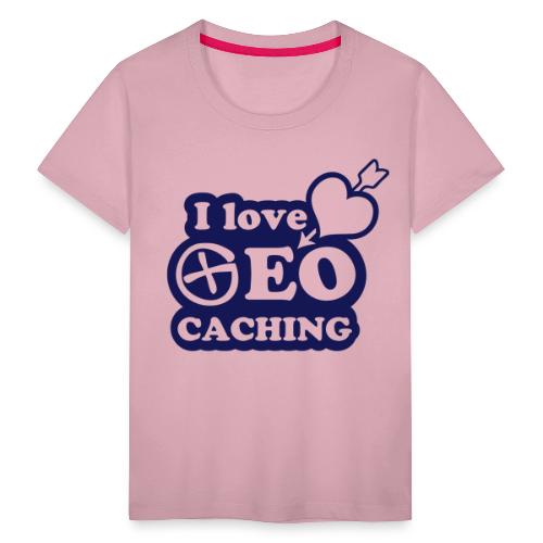 I love Geocaching - 1color - 2011 - Kinder Premium T-Shirt