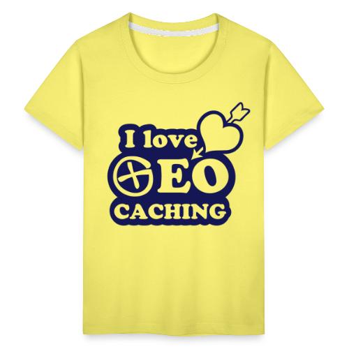 I love Geocaching - 1color - 2011 - Kinder Premium T-Shirt