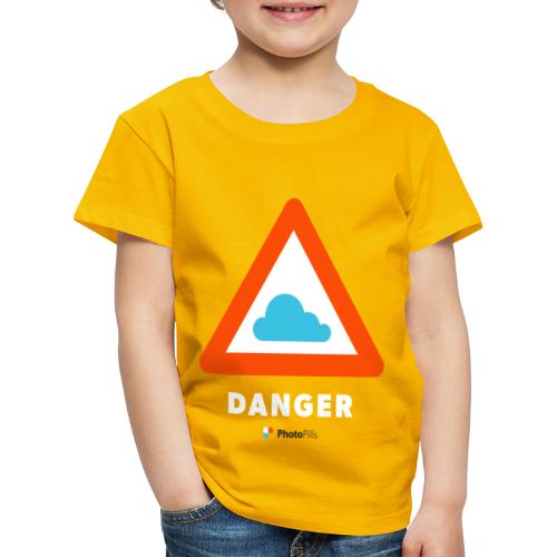 Fare skyer - Børne premium T-shirt