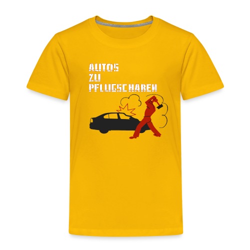 Autos zu Pflugscharen - Kinder Premium T-Shirt
