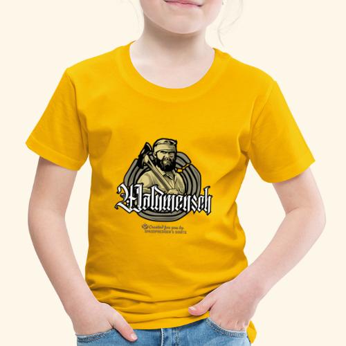 Holzfaller T-Shirt Design Waldmensch - Kinder Premium T-Shirt