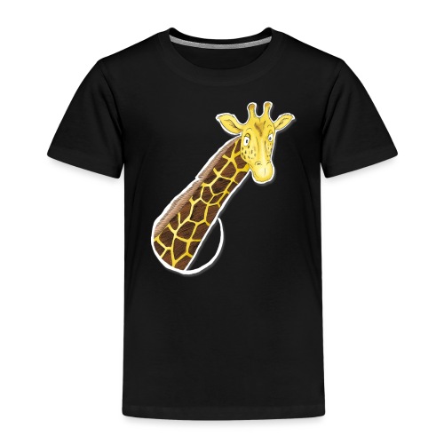 the looking giraffe - Kinder Premium T-Shirt