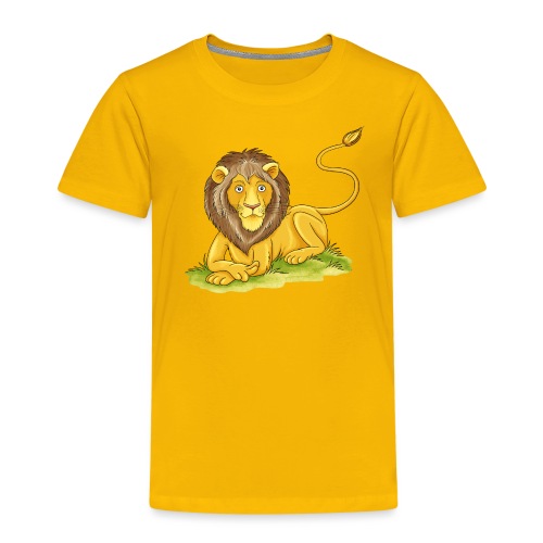 lässiger Löwe - Kinder Premium T-Shirt