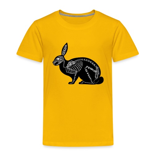 esqueleto de conejo - Camiseta premium niño