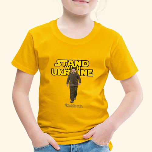 Ukraine Stand with Ukraine - Kinder Premium T-Shirt