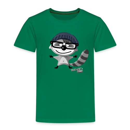 racconys gang nerdy png - Kinder Premium T-Shirt