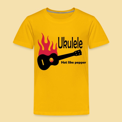 Ukulele Burning like pepper - Koszulka dziecięca Premium