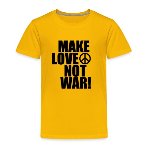 Make love not war - Premium-T-shirt barn
