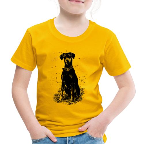 Dobermann Hunde - Kinder Premium T-Shirt