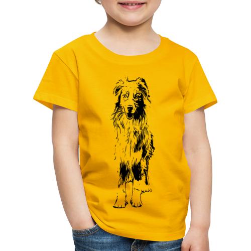 Aussie Australian Shepherd Design Hunde Geschenk - Kinder Premium T-Shirt
