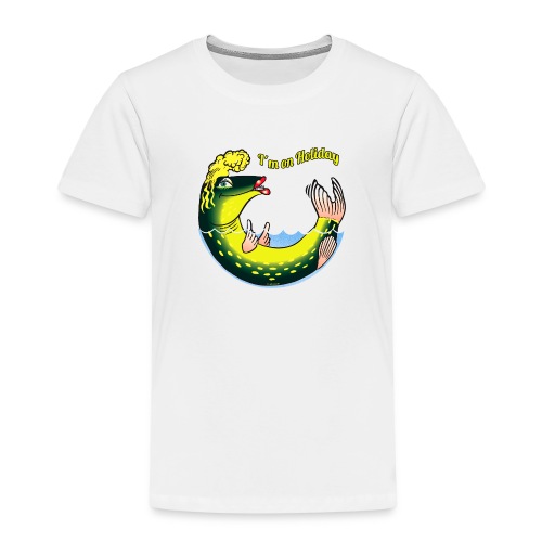 LADY FISH HOLIDAY - Haukileidi lomailee tekstiilit - Lasten premium t-paita