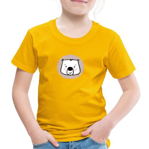 Sweet Bear - Portræt - Børne premium T-shirt