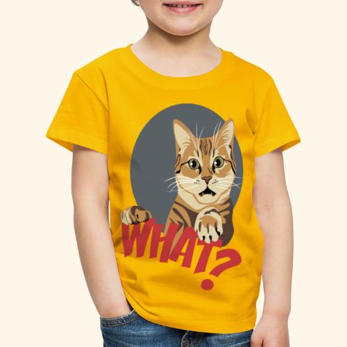 Qué gato - Camiseta premium niño