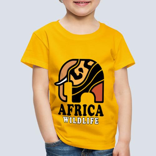 Elefant I AFRICA Wildlife - Kinder Premium T-Shirt