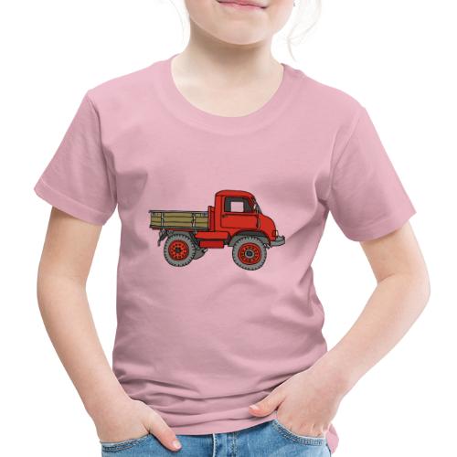 Roter Lastwagen, LKW, Laster - Kinder Premium T-Shirt