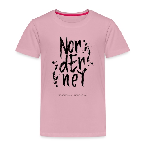 Norderney Typografie - Kinder Premium T-Shirt