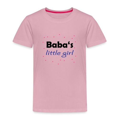 Baba's little girl Babylätzchen - Kinder Premium T-Shirt