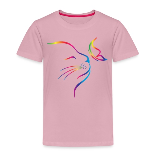 Vorschau: rainbow butterfly cat - Kinder Premium T-Shirt